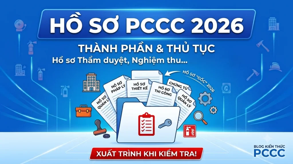 Hồ sơ quản lý PCCC cơ sở gồm những gì? Hướng dẫn lập chuẩn pháp lý